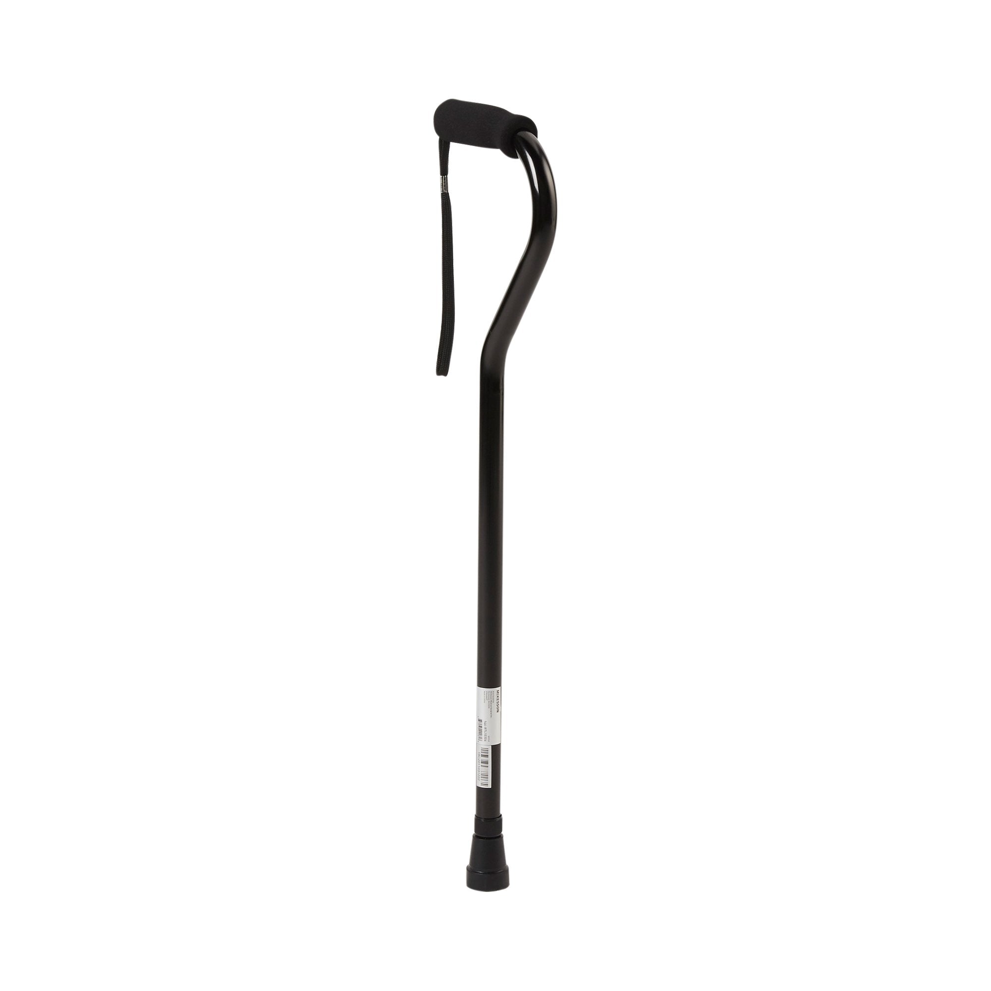 Offset Cane McKesson Aluminum 30 to 39 Inch Height Black, Packaging Type- Case