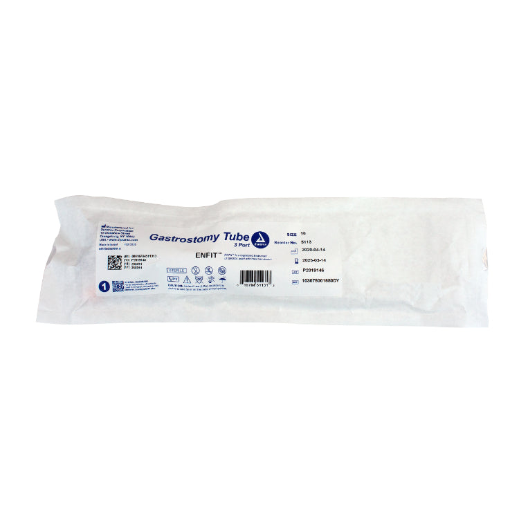 dynarex gastrostomy tube 3 port enfit pack type 5 box per case