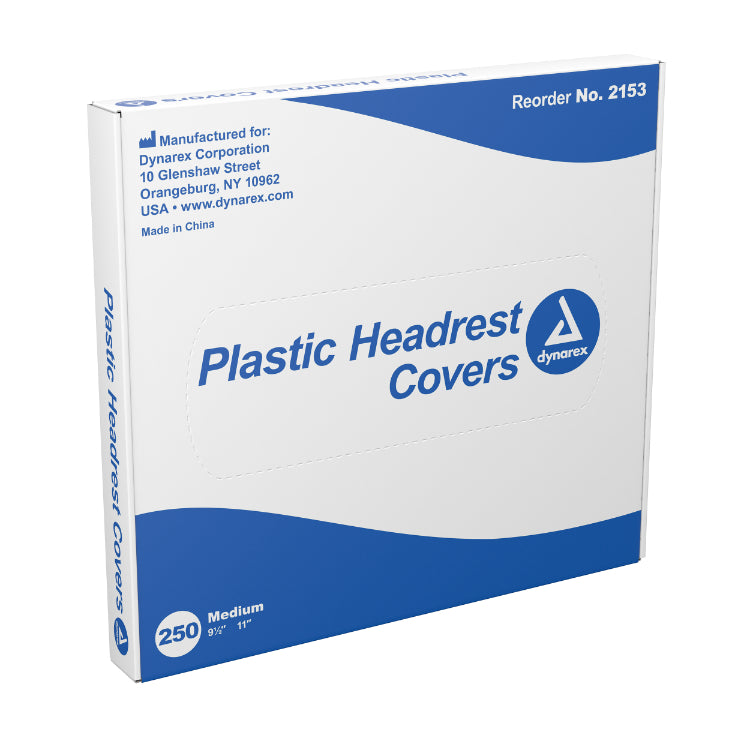 dynarex plastic headrest covers 1