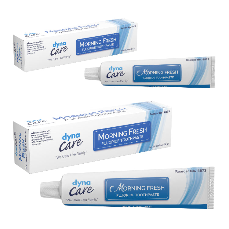 Dynarex Morning Fresh Mint Toothpaste with Fluoride