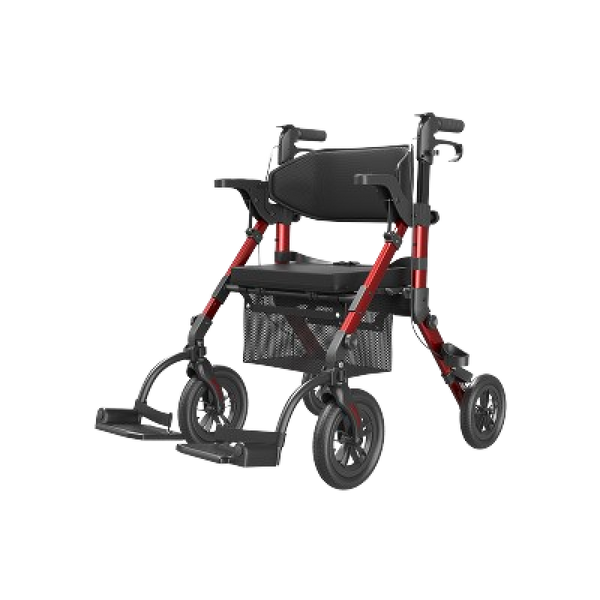 z51 shift combo 2 in 1 rollator transport chair walker