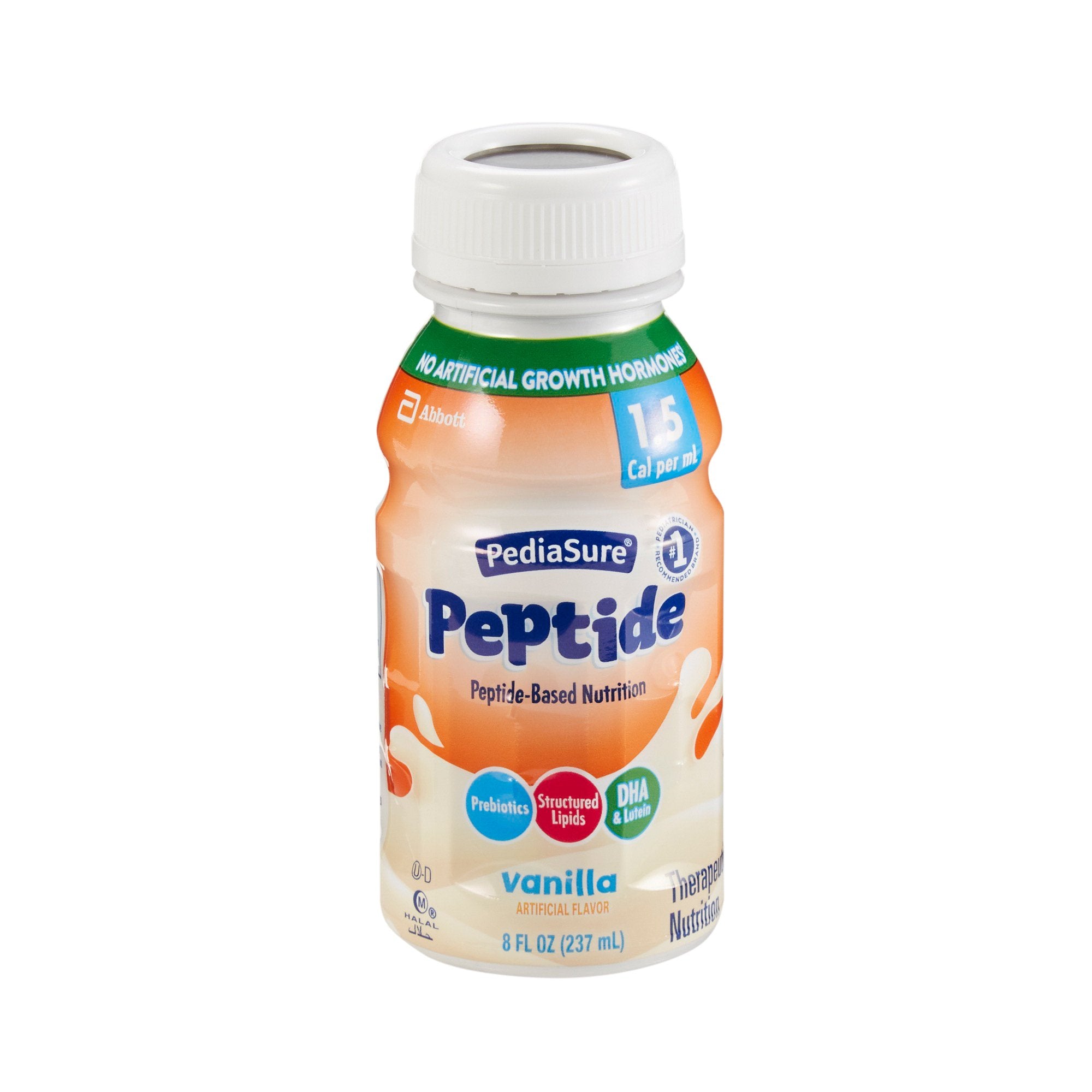 Pediatric Oral Supplement PediaSure Peptide 1.5 Cal Vanilla Flavor 8 oz. Bottle Liquid Peptide Malabsorption / Maldigestion, Packaging Type- Case