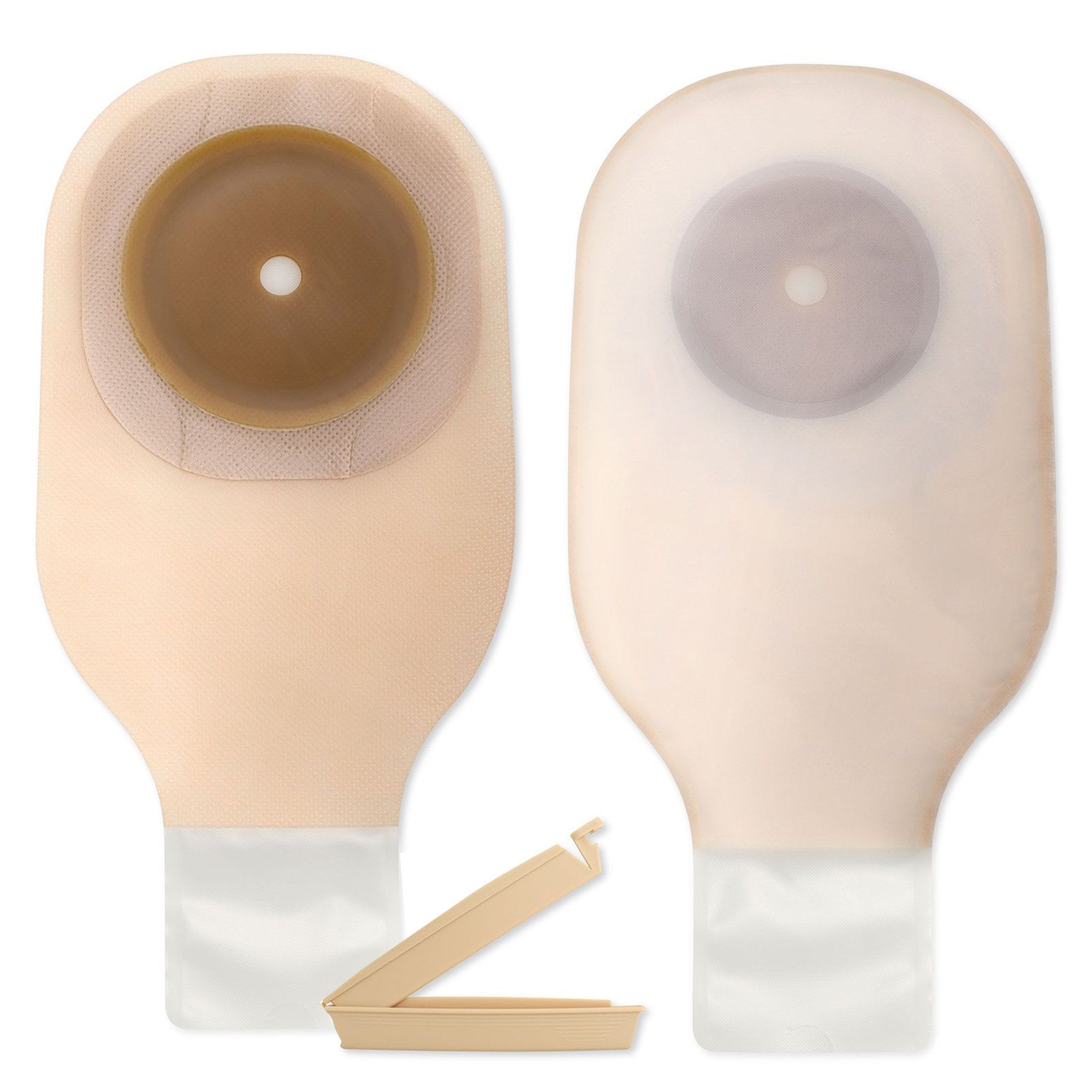 Colostomy Pouch Premier Flextend One-Piece System 12 Inch Length Convex, Trim to Fit Drainable