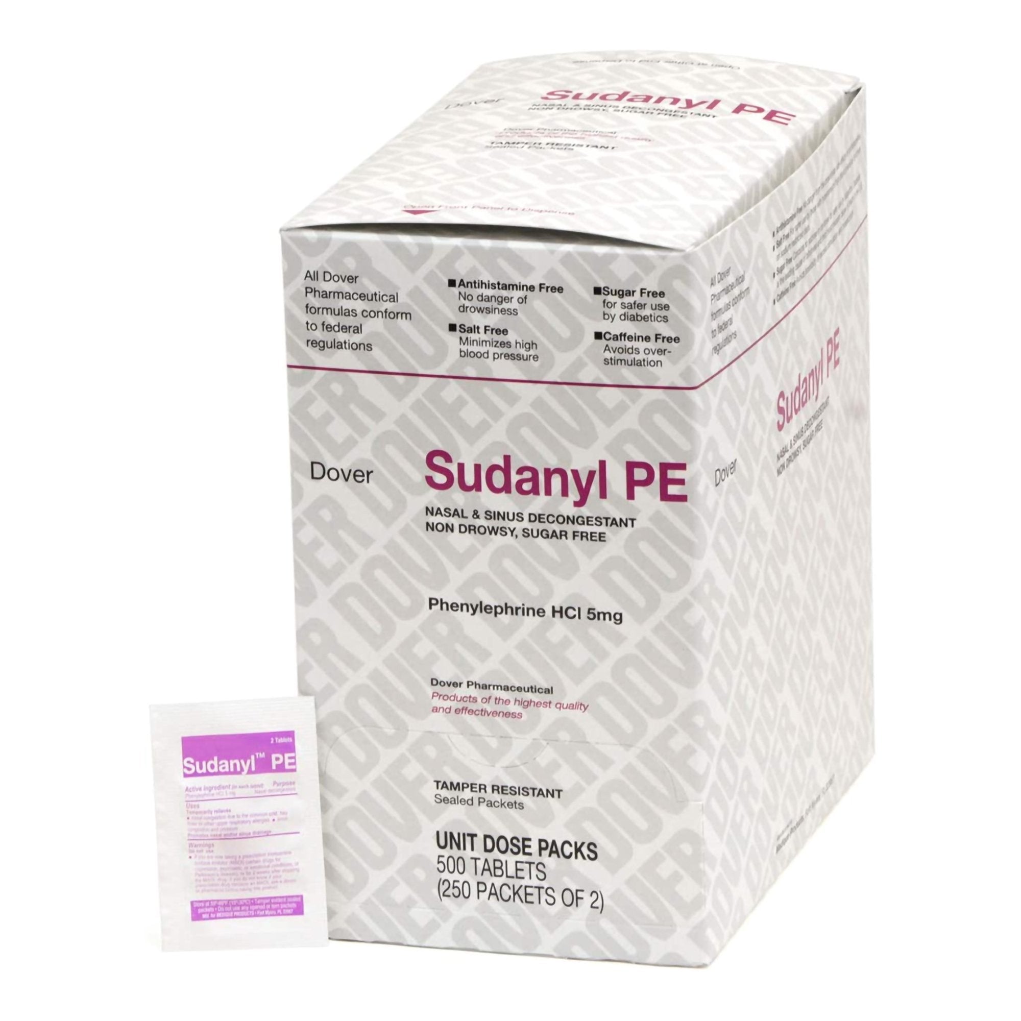 Sinus Relief Sudanyl PE 5 mg Strength Tablet 2 per Pack