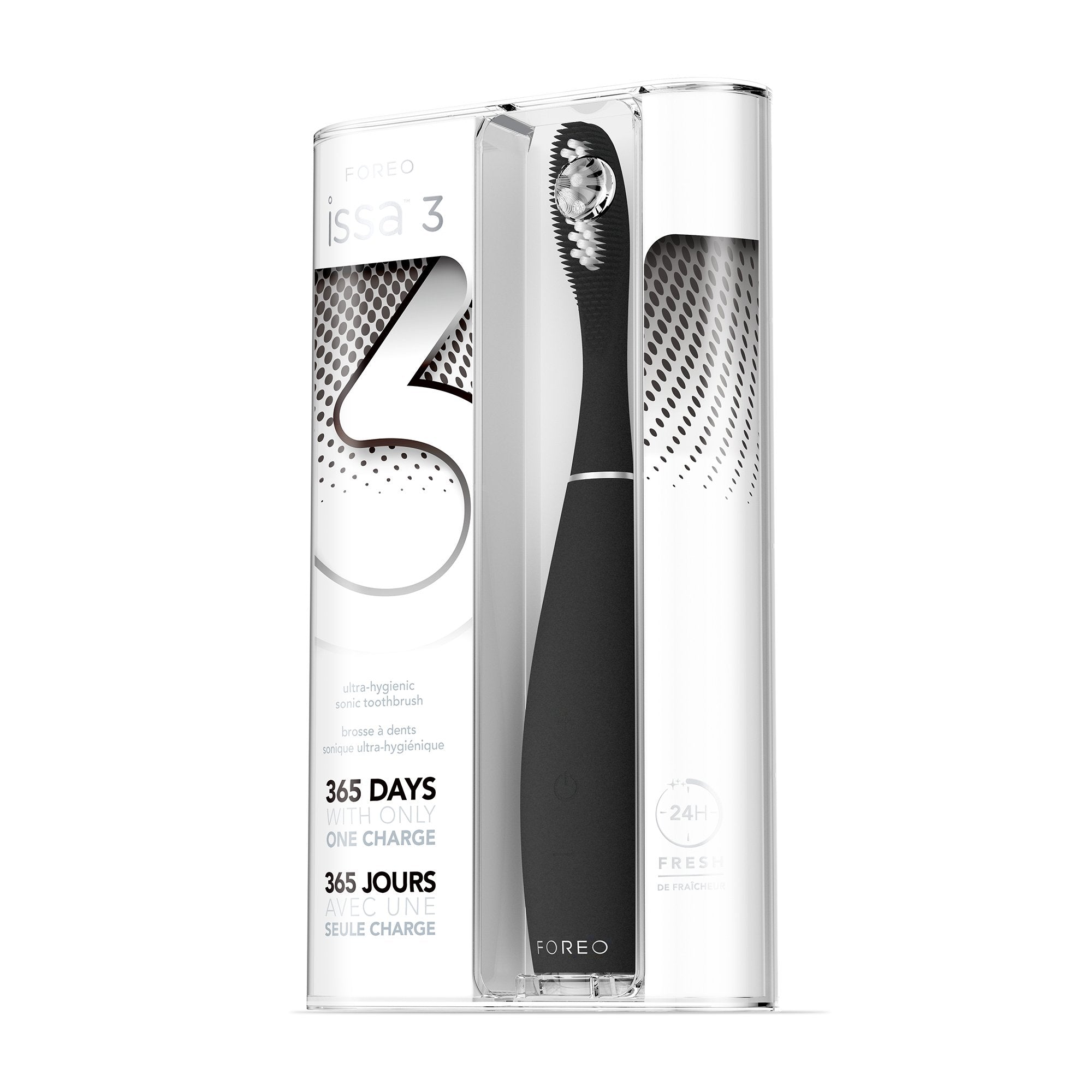 Sonic Toothbrush ISSA3 Black Adult Polymer