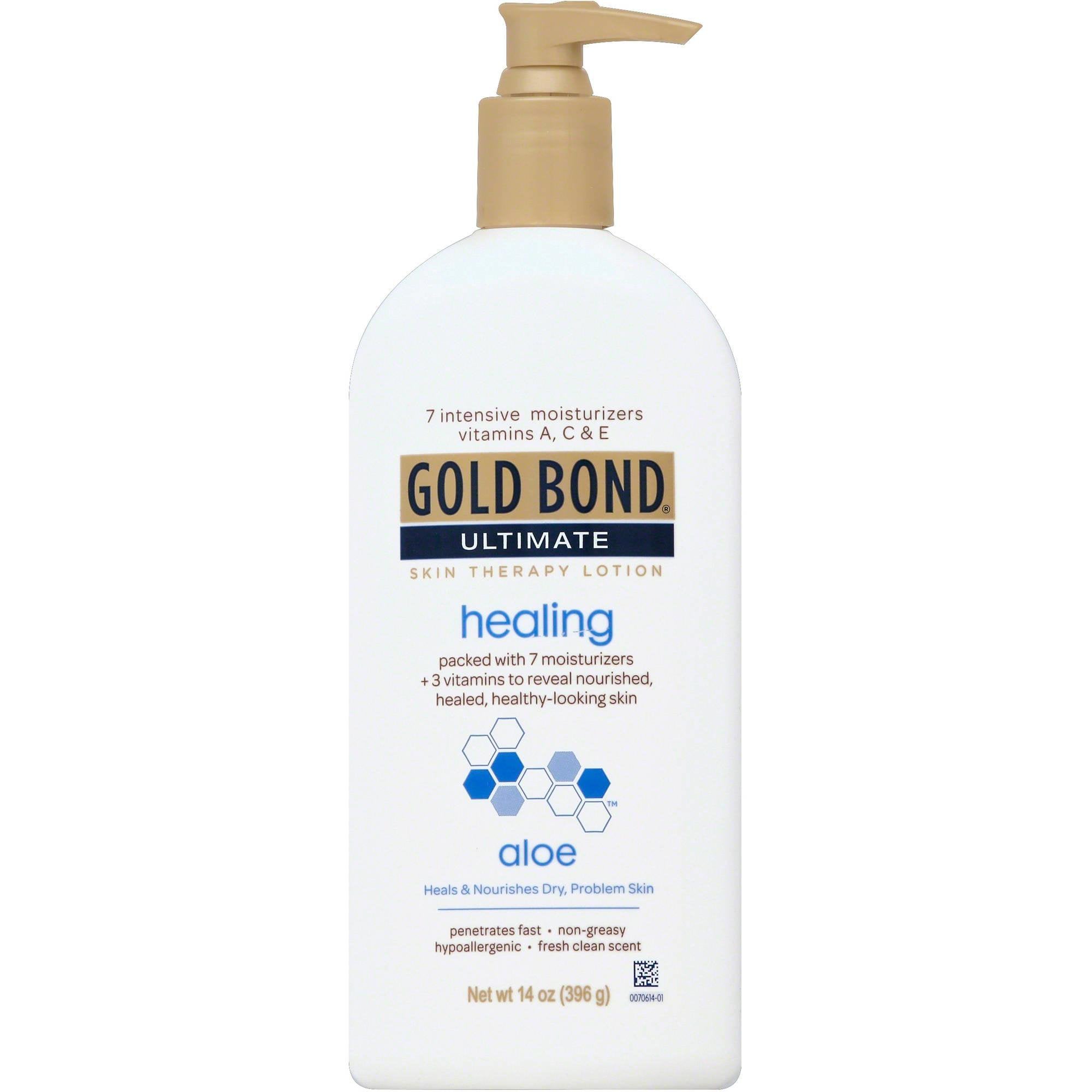 Hand and Body Moisturizer Gold Bond 14 oz. Pump Bottle Scented Lotion