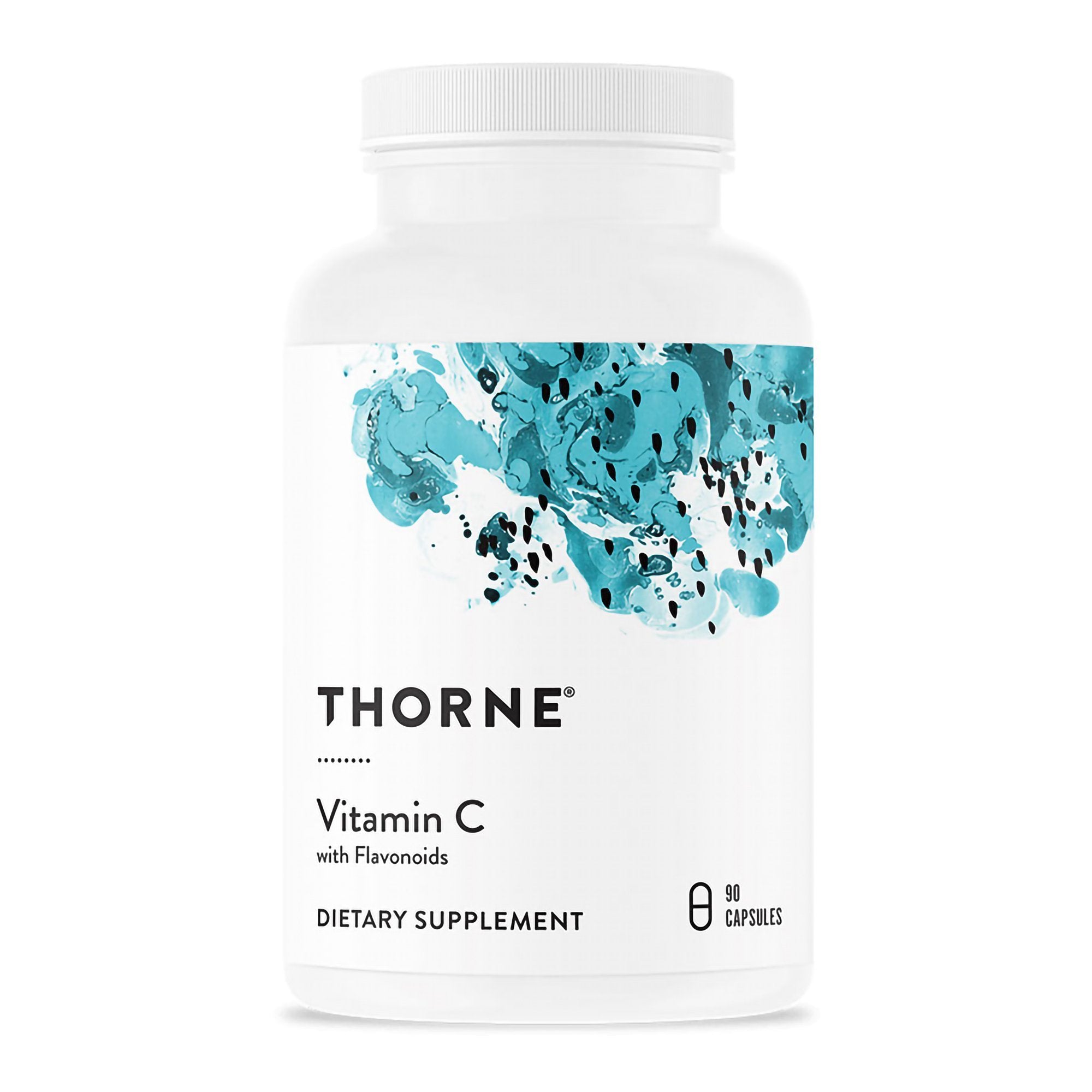 Dietary Supplement THORNE® Vitamin C with Flavonoids Vitamin C / Citrus Bioflavonoids 500 mg - 75 mg Strength Capsule 90 Per Bottle