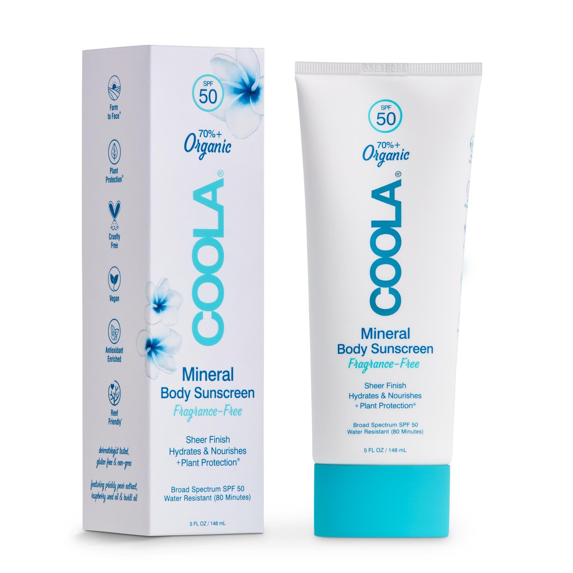 Sunscreen COOLA Mineral Body SPF 50 Lotion 5 oz. Tube, Packaging Type- Case