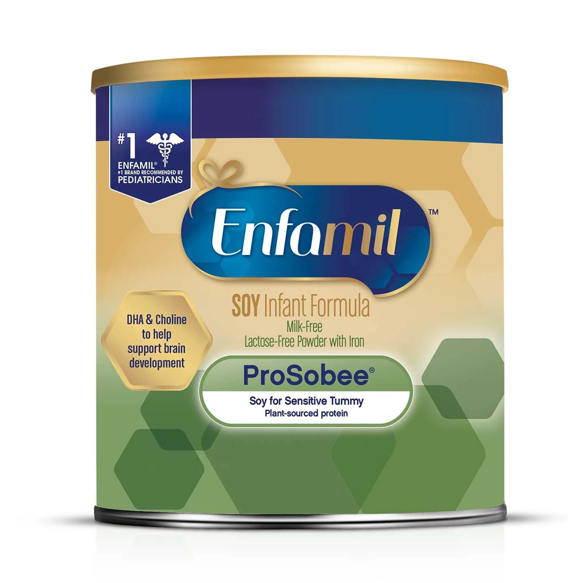 Infant Formula Enfamil ProSobee Unflavored 12.9 oz. Can Powder Soy Lactose Intolerance