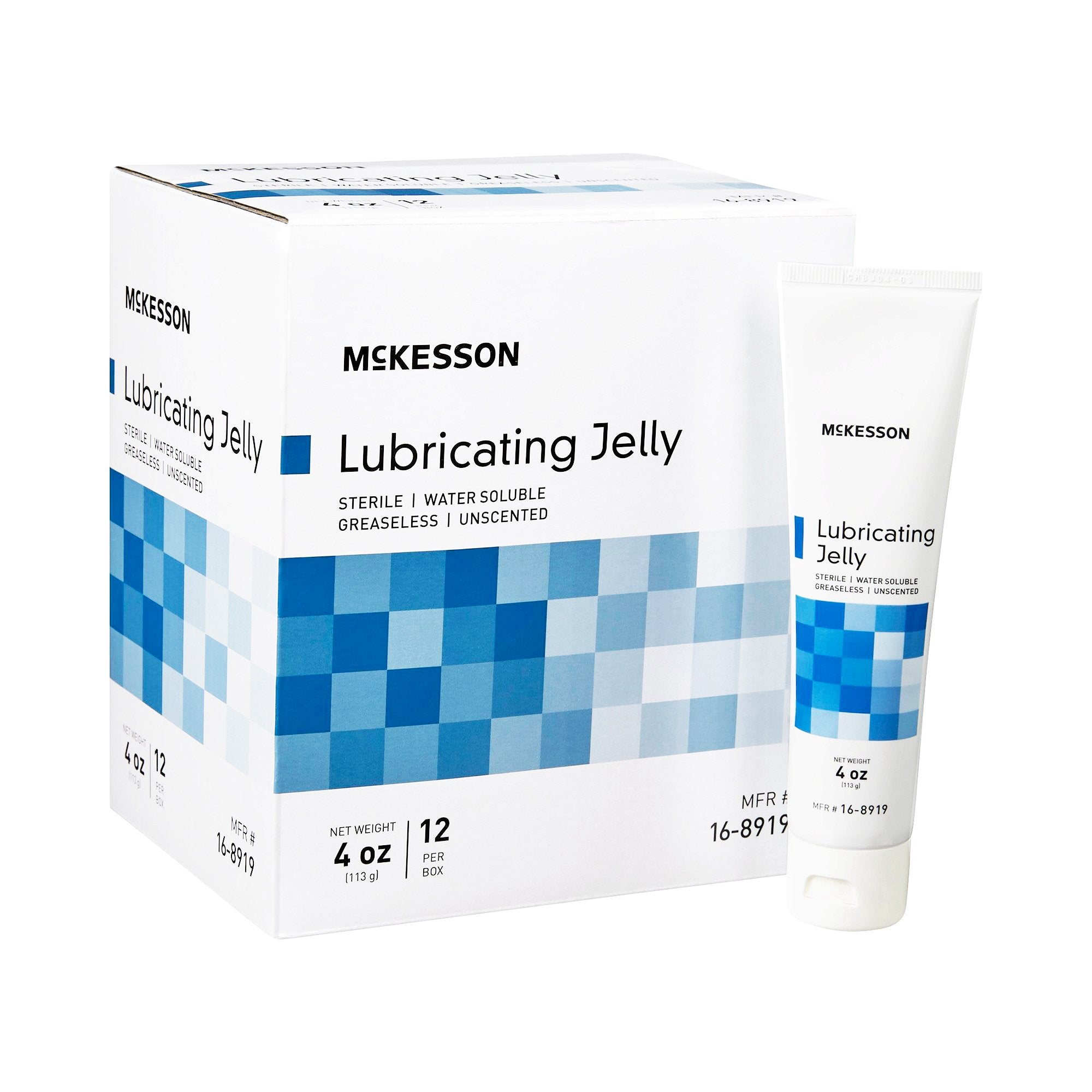 Lubricating Jelly McKesson 4 oz. Tube Sterile, Packaging Type- Box