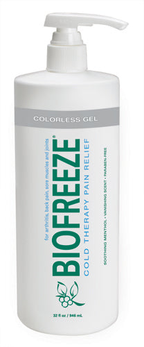 Biofreeze   32oz Gel Pump Dye free Prof Version   All Care Store