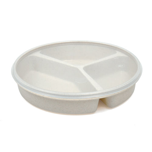 Scoop Dish Partitioned W/lid Sandstone - All Care Store 