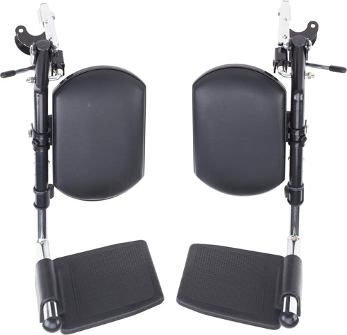 Elevating Legrests Only  Black Pair  Fits 10965d  Etc. - All Care Store 