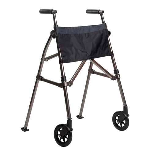 Ez Fold-n-go Walker Black Walnut - All Care Store 