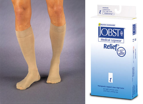 Jobst Relief K/h Ct 15-20 Mmhg Beige  Large - All Care Store 