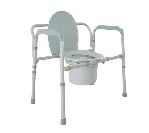 Bariatric Folding Commode 650 Lb. Capacity - All Care Store 