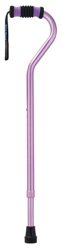 Standard Offset Walking Cane Adjustable Aluminum Purple - All Care Store 