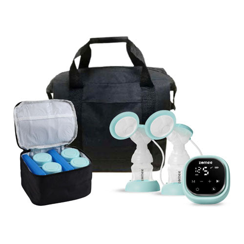 Zomee Z2 Breast Pump Bundle With Tote And Cooler - All Care Store 