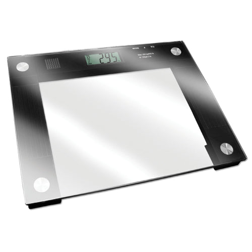 Talking X-wide Glass Scale 550# Wt. Cap. - All Care Store 