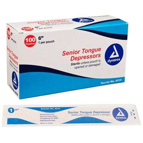 Tongue Depressors- Sterile Bx/100 - All Care Store 