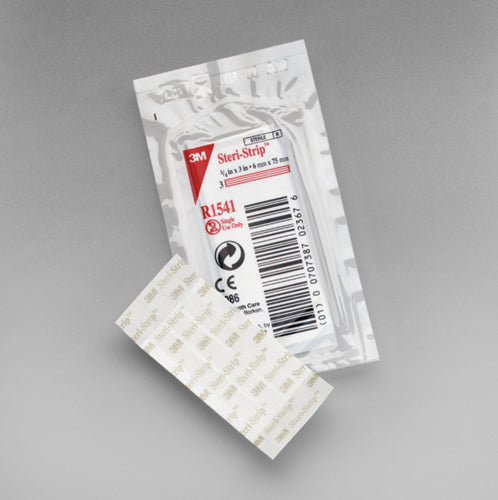 Steri strip Skin Closure Bx/50 1/4  X 3   3 Strips/sheet   All Care Store