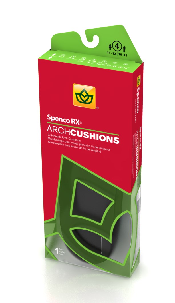 Arch Cushions 3/4 Length Size W 7-8  M 6-7 - All Care Store 