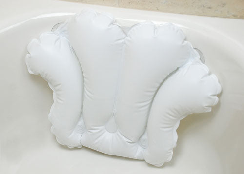 Inflatable Bath Pillow w/ Suction Cups - All Care Store 