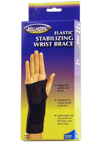 Elastic Stabilizing Wrist Brace  Left  X-small 4.5 -5.5 - All Care Store 