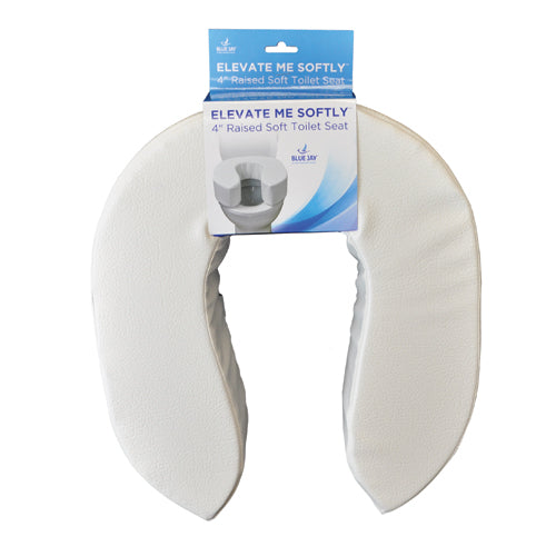 Elevate Me Softly Blue Jay 4  Raised Soft Toilet Seat - All Care Store 