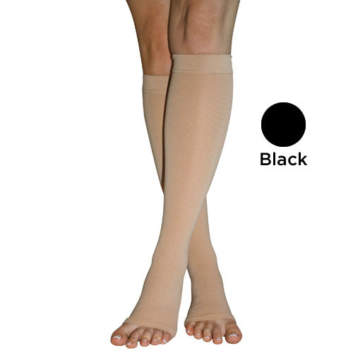 Firm Surg Weight Stkngs  Large 20-30mmhg  Below Knee O/t Blk - All Care Store 