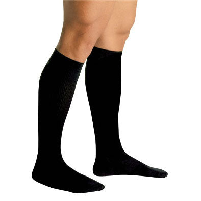 Men's Firm Support Socks 20-30mmhg  Black  Large - All Care Store 