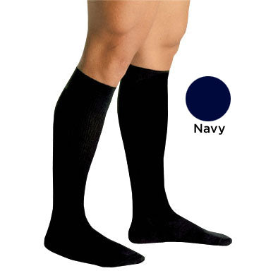 Men's Firm Support Socks 20-30mmhg  Navy  Large - All Care Store 