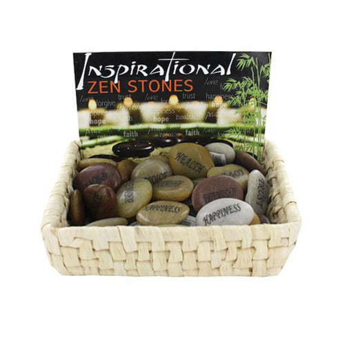 Inspirational Zen Stones Countertop Display  Pk/36 - All Care Store 