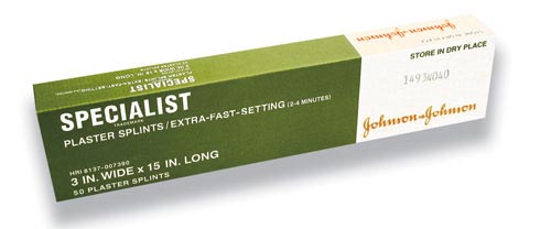 Specialist Plaster Splints X-fast Setting 3 X15  Bx/50 - All Care Store 