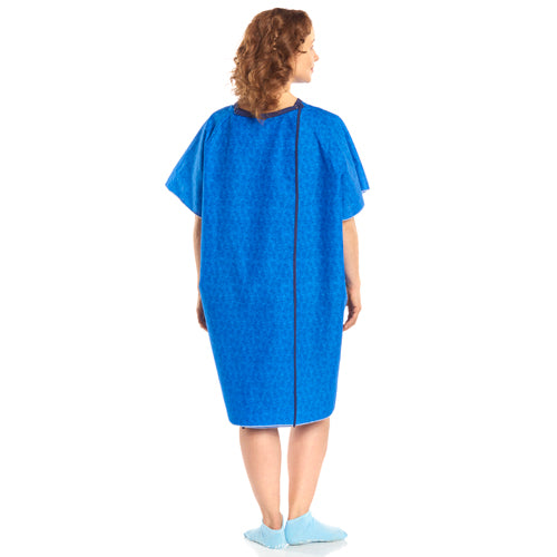 Snapwrap Gown Reusable Blue Marble Print - All Care Store 